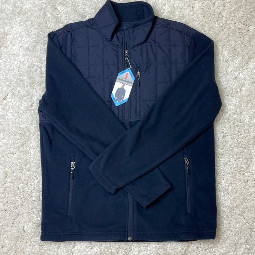 Free Country overlay fleece jacket.